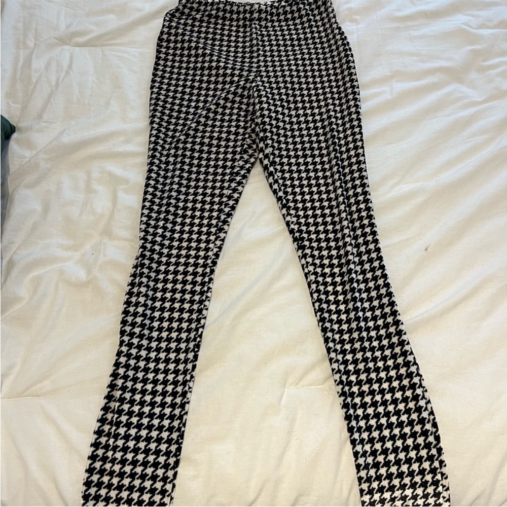 Velvet houndstooth crop top + leggings - Picture 3 of 5